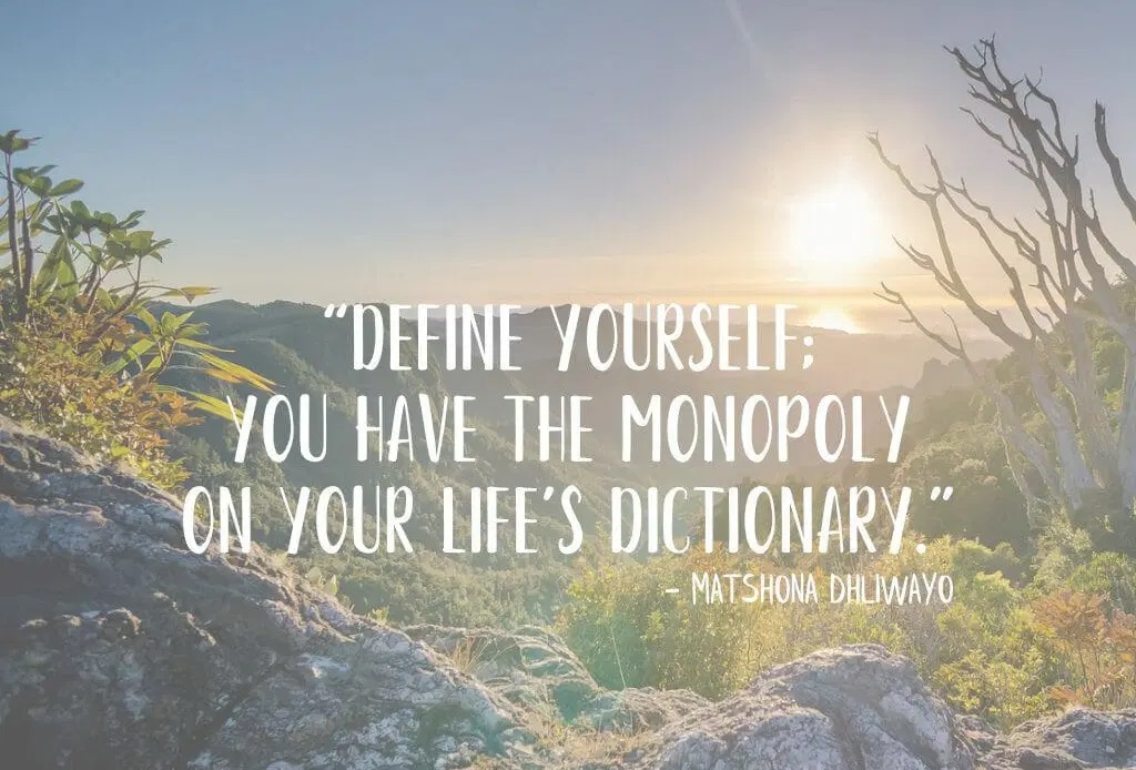 define yourself quotes